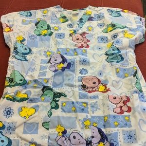 Snoopy scrub top